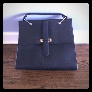 Hallhuber Black Structured Tote